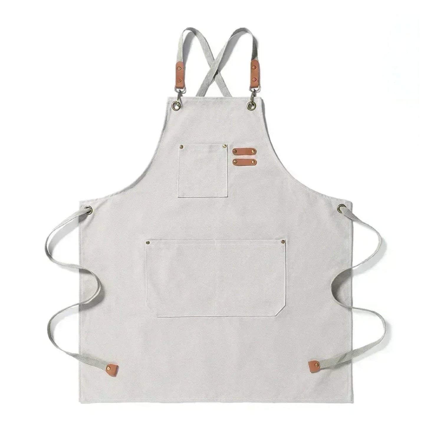 Stylish Canvas Apron | Water-Resistant Kitchen Apron with Pockets for Comfort and Functionality