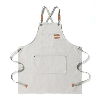 Stylish Canvas Apron | Water-Resistant Kitchen Apron with Pockets for Comfort and Functionality