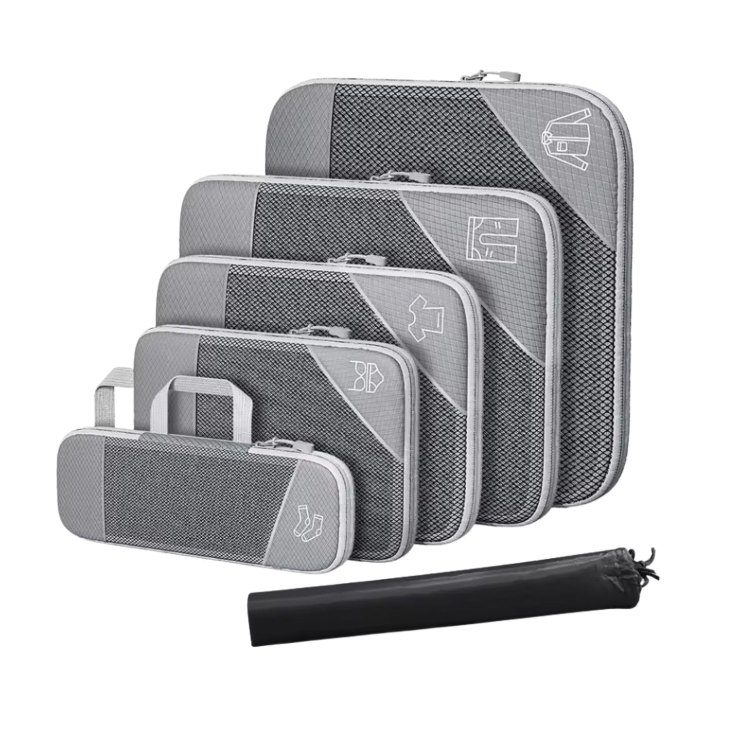 Travel Organizer Set | Compression Packing Cubes for Efficient Packing | Space-Saving Travel Cubes for Organized Luggage