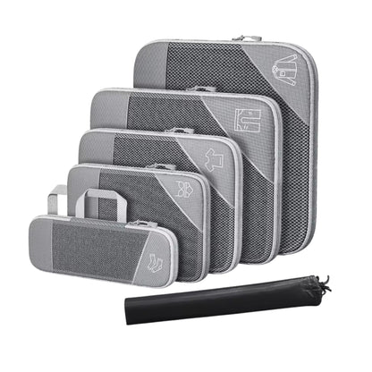 Travel Organizer Set | Compression Packing Cubes for Efficient Packing | Space-Saving Travel Cubes for Organized Luggage