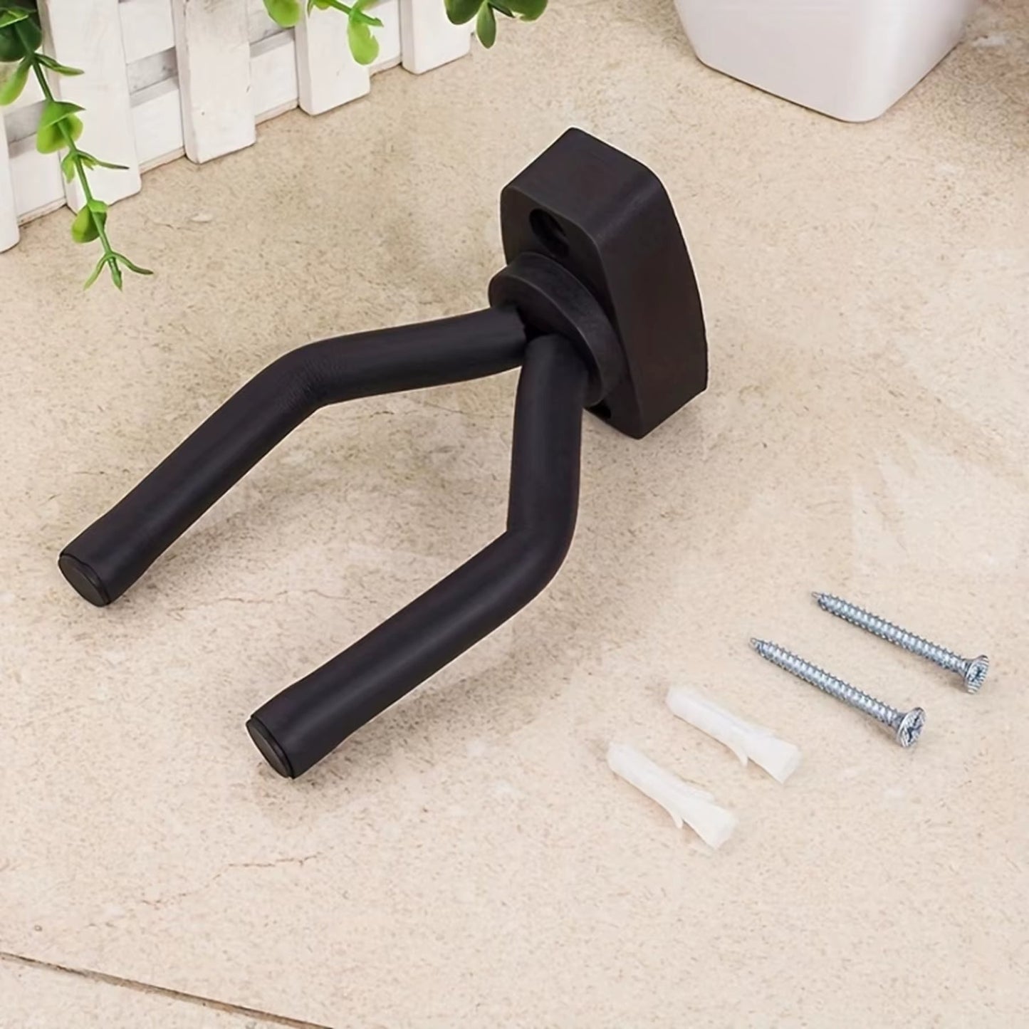 Universal Guitar Wall Mount | Durable Holder with Protective Padding | Space-Saving Design for Easy Access and Stylish Display