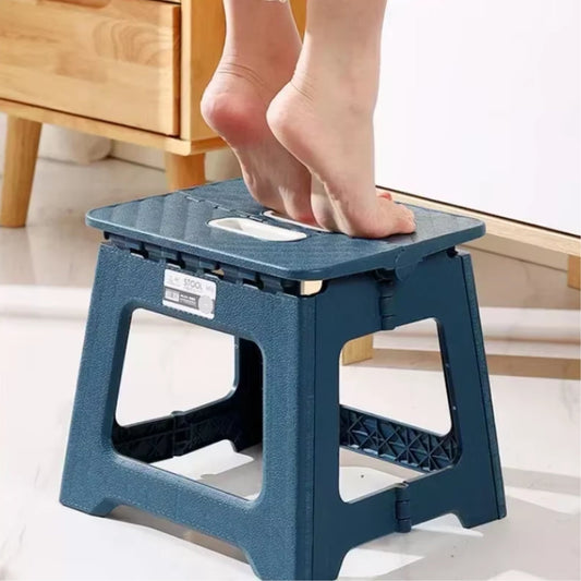 Versatile Foldable Stool with Non-Slip Feet | Lightweight & Portable Seating for Home, Camping, and Travel