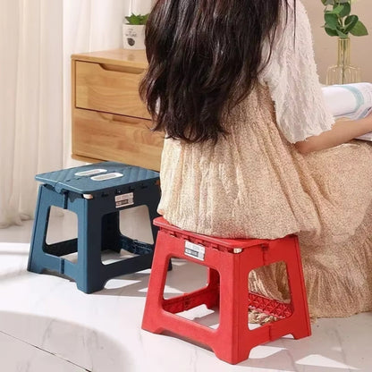 Versatile Foldable Stool with Non-Slip Feet | Lightweight & Portable Seating for Home, Camping, and Travel