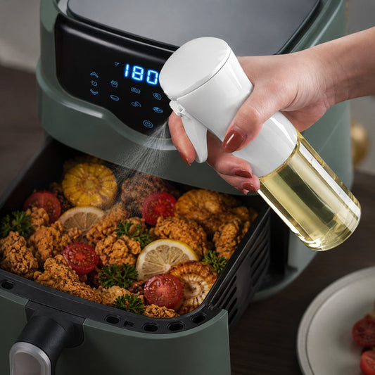 Versatile Oil Spray Bottle | Refillable Cooking Oil Sprayer with Fine Mist for Even Distribution