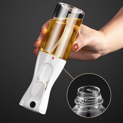 Versatile Oil Spray Bottle | Refillable Cooking Oil Sprayer with Fine Mist for Even Distribution