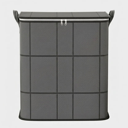 Versatile Storage Basket | Collapsible Laundry Basket with Lid | Space-Saving Solution for Home Organization