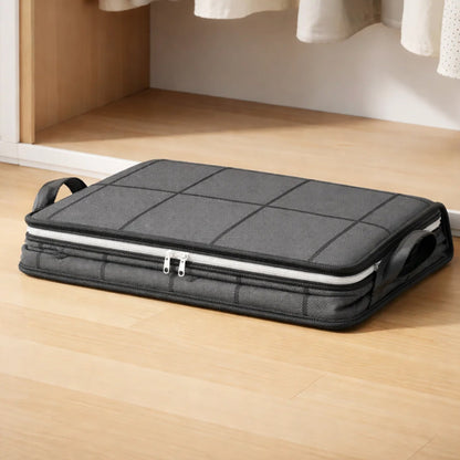 Versatile Storage Basket | Collapsible Laundry Basket with Lid | Space-Saving Solution for Home Organization