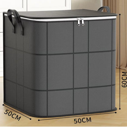 Versatile Storage Basket | Collapsible Laundry Basket with Lid | Space-Saving Solution for Home Organization